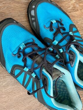 Merrell Kids 2 Tone Blue Trail Shoes